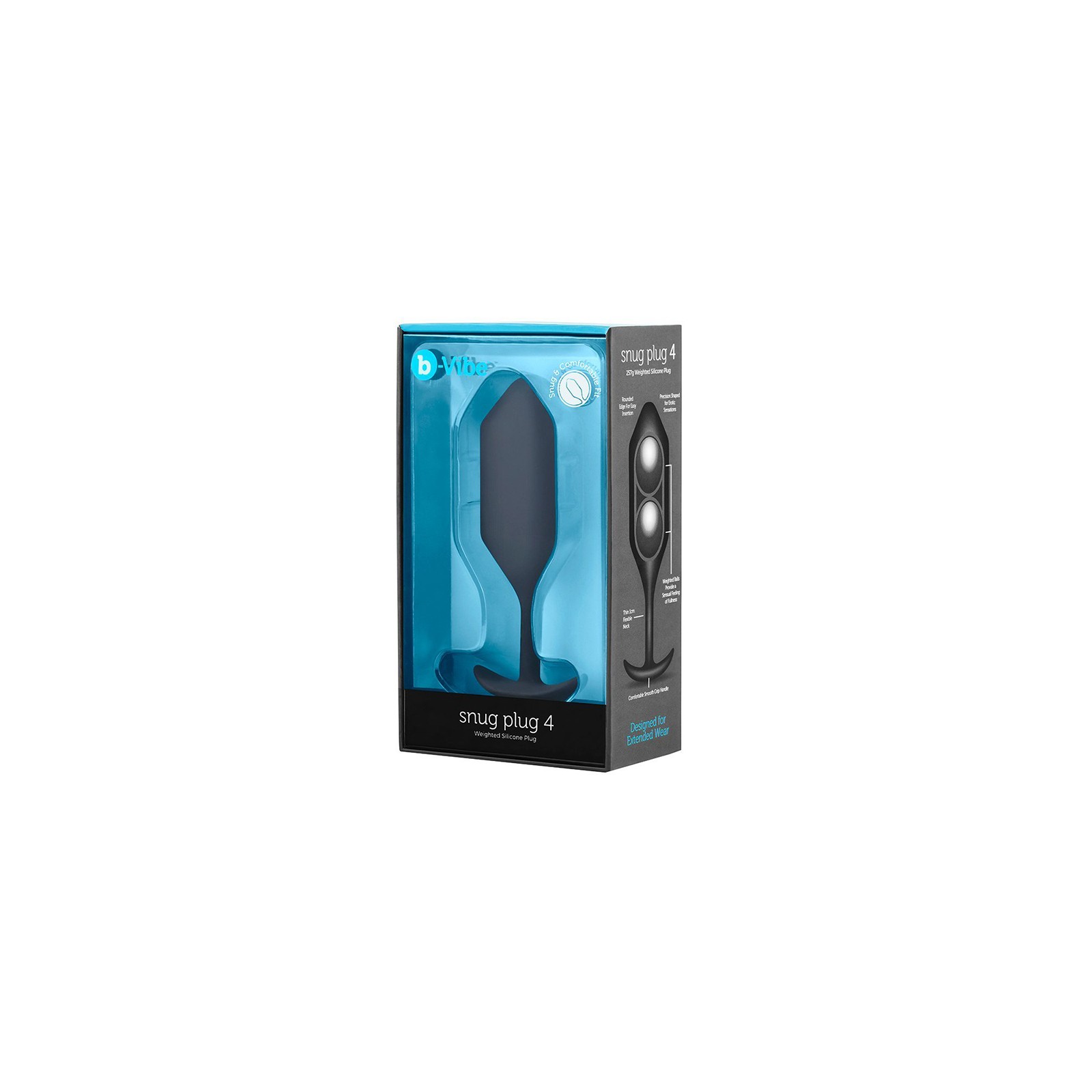 b-Vibe Snug Plug 4 Plug Anal Ponderado