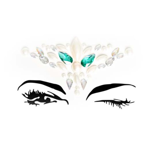 Sirene Adhesive Face Jewels Sticker