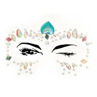 Ariel Adhesive Face Jewels Sticker Pack