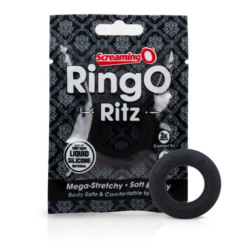 Screaming O RingO Ritz Anillo para el Pene Negro Confortable