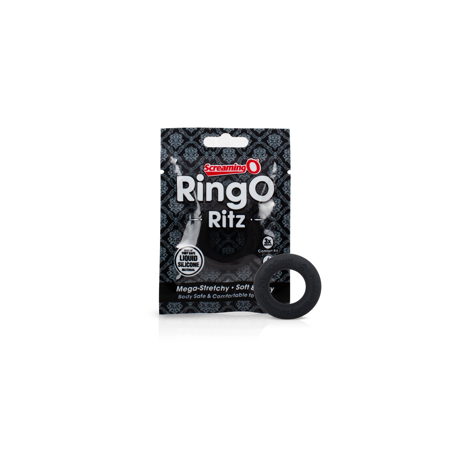 Screaming O RingO Ritz Comfortable Cock Ring Black