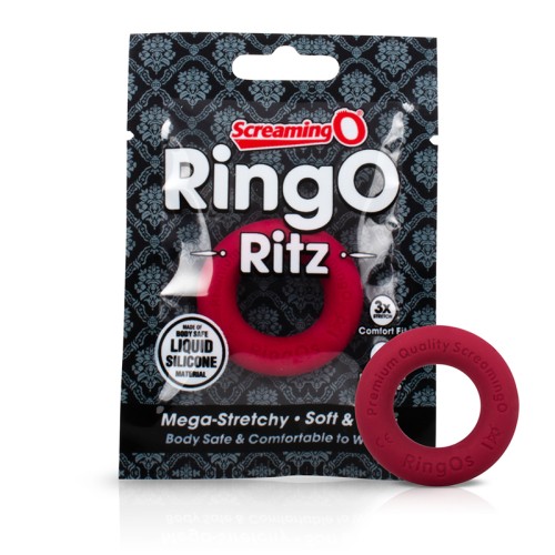 Anillo Screaming O Ritz Rojo - Placer Supremo