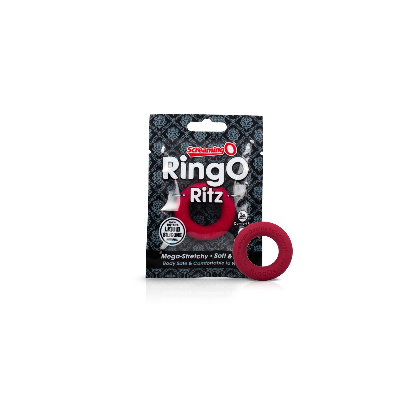 Anillo Screaming O Ritz Rojo - Placer Supremo