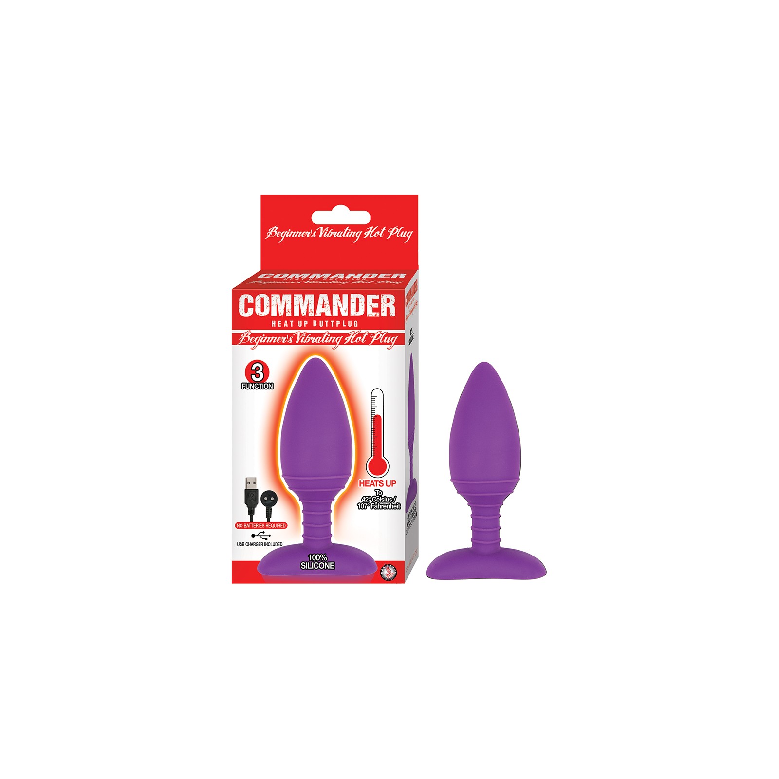 Commander Beginner Vibrating Hot Plug for Beginners