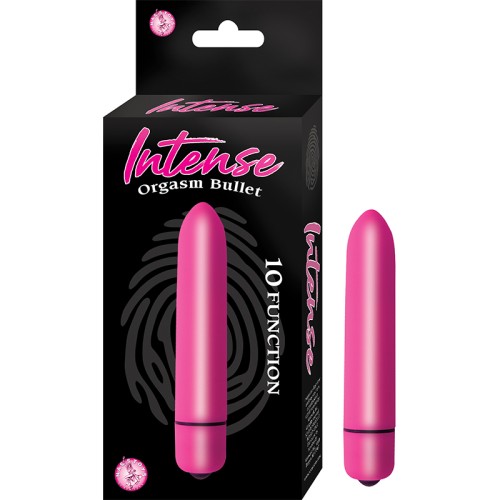 Bala Orgásmica Intensa 10 Funciones Impermeable Rosa