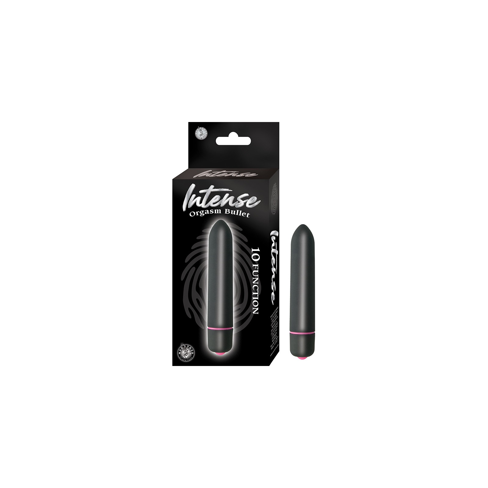 Intense Orgasm Bullet 10 Functions Waterproof Black