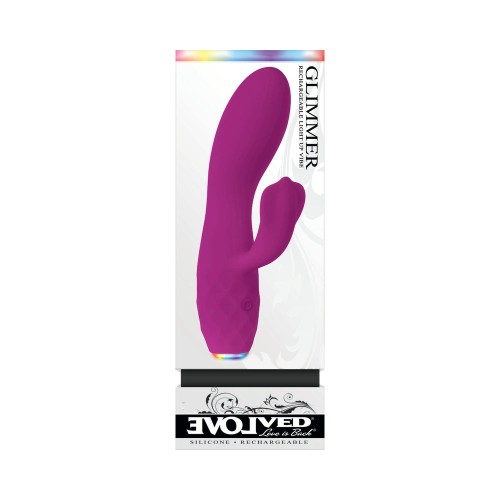 Evolved Glimmer Rechargeable Dual Stimulator for Ultimate Pleasure