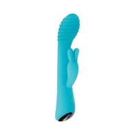 Evolved Aqua Bunny Rechargeable Vibrator for All Pleasure