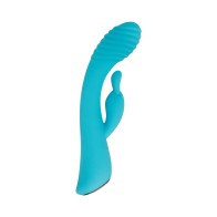 Evolved Aqua Bunny Rechargeable Vibrator for All Pleasure