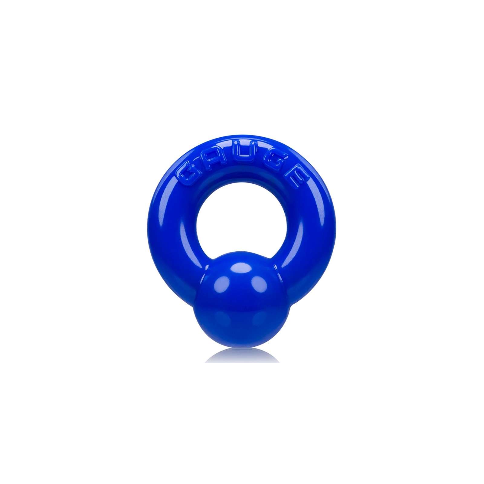 OxBalls Gauge Comfortable Cockring in Police Blue