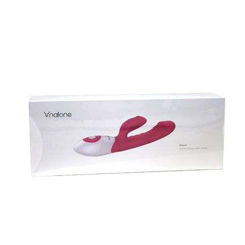 Vibrador de Doble Estimulación Activado por Sonido Nalone Dancer Rosa