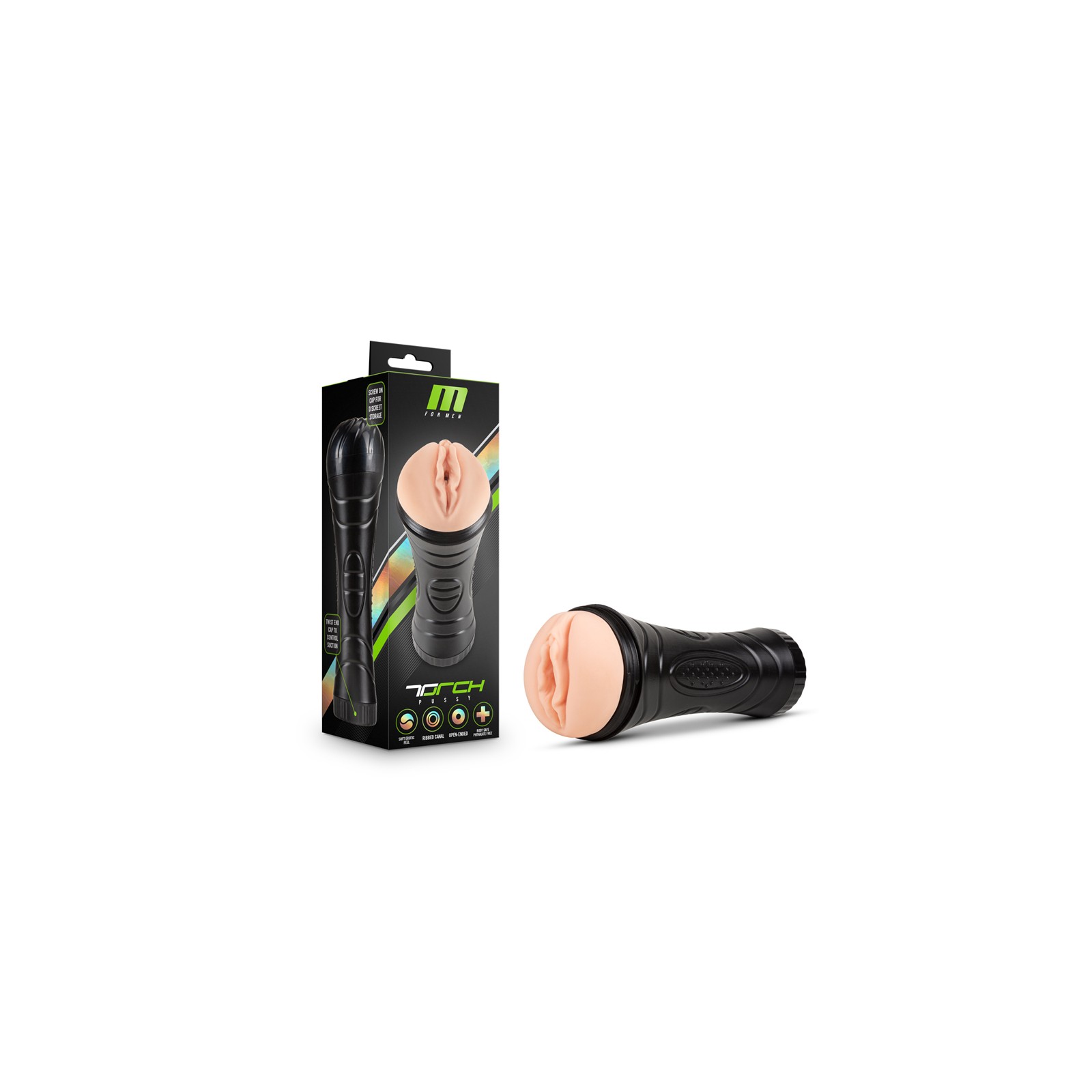 M for Men Torch Vagina Stroker - Beige