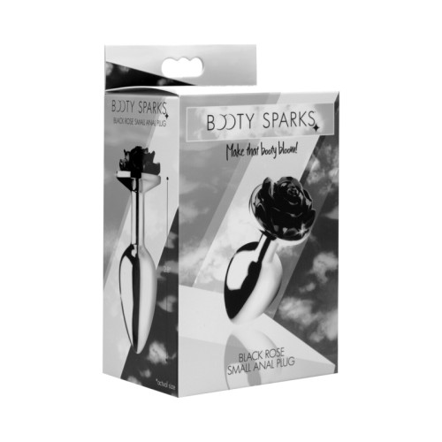 Plug Anal Pequeño Black Rose Booty Sparks para Parejas