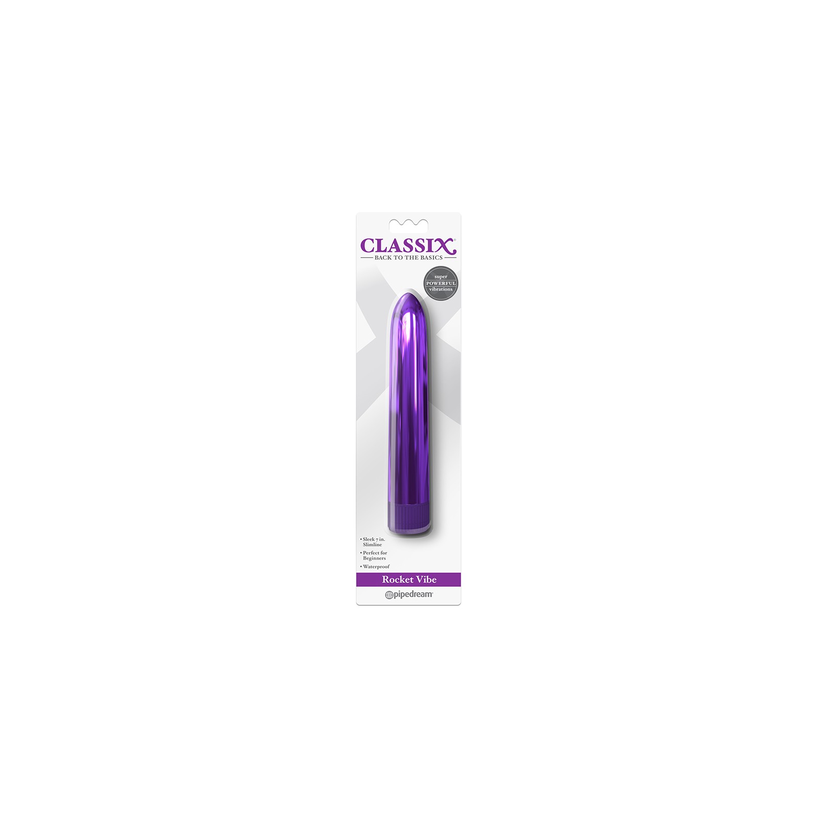 Pipedream Classix Rocket Vibe Slimline Vibrator 7 inch