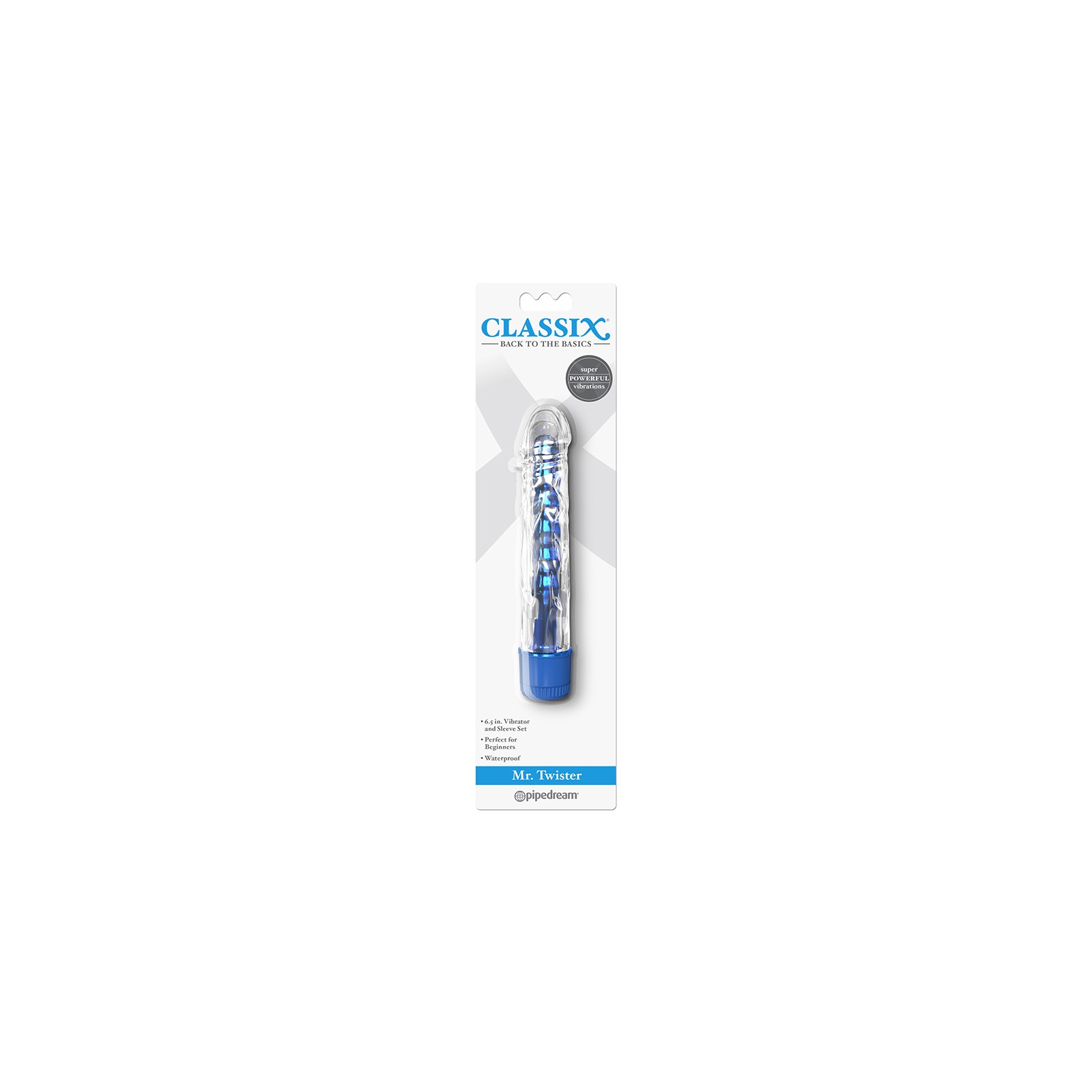 Pipedream Classix Mr. Twister Vibrator Set Blue