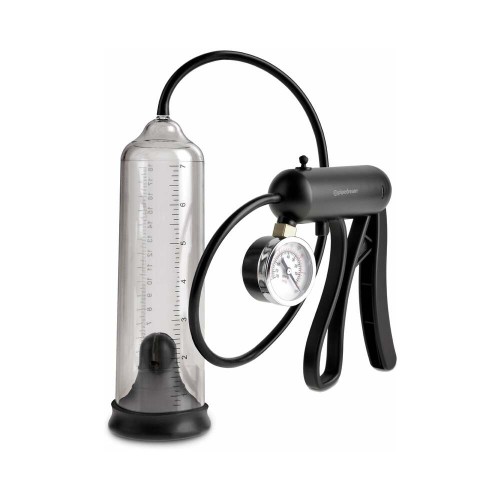 Pipedream Pump Worx Pro-Gauge Power Pump Transparente Negro