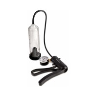 Pipedream Pump Worx Pro-Gauge Power Pump Transparente Negro