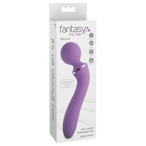 Fantasy For Her Duo Wand Vibrator for Intense Pleasures