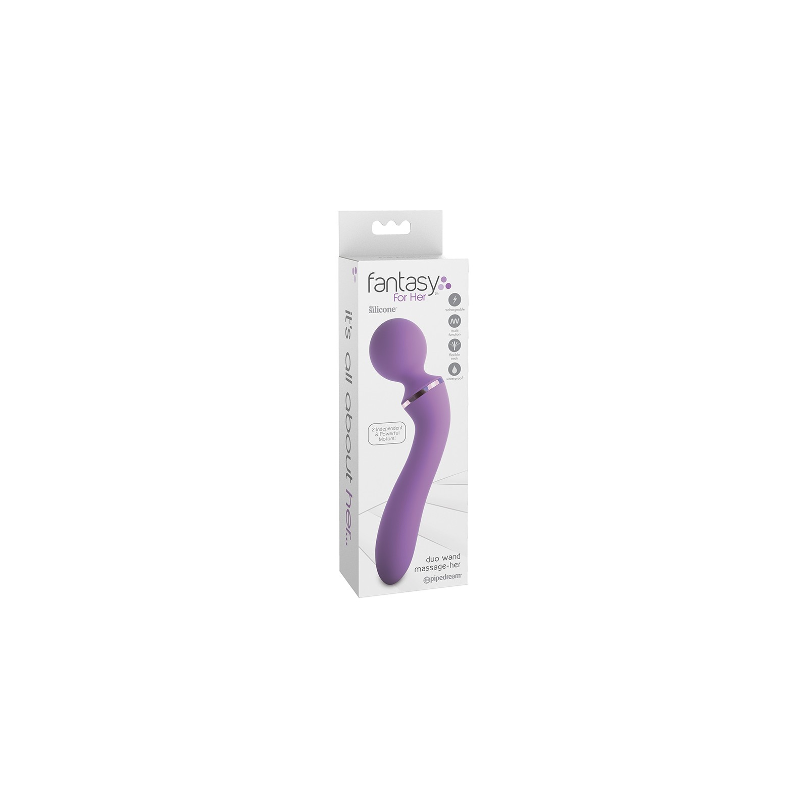 Fantasy For Her Duo Wand Vibrator for Intense Pleasures