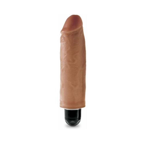 Dildo Vibrante Realista Pipedream King Cock de 6 in. Beige