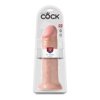 Dildo Realista Pipedream King Cock de 12 Pulgadas Beige