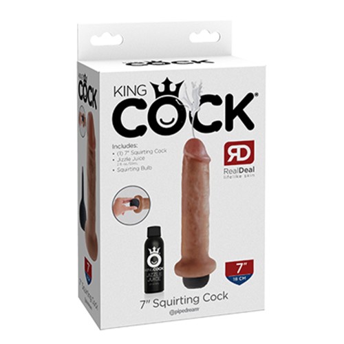 Pipedream King Cock 7 in. Squirting Cock