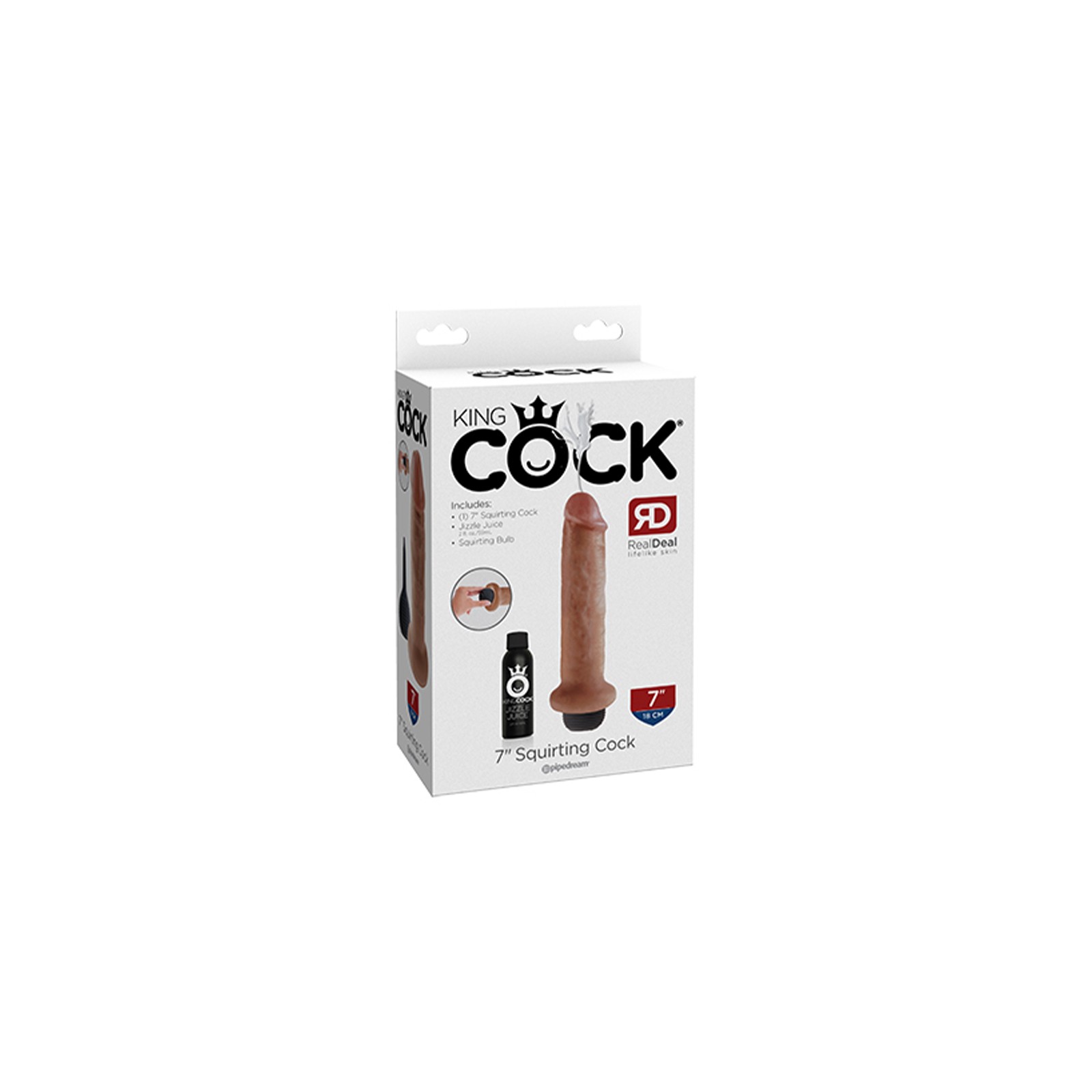 Pipedream King Cock Dildo Squirting de 7 Pulgadas