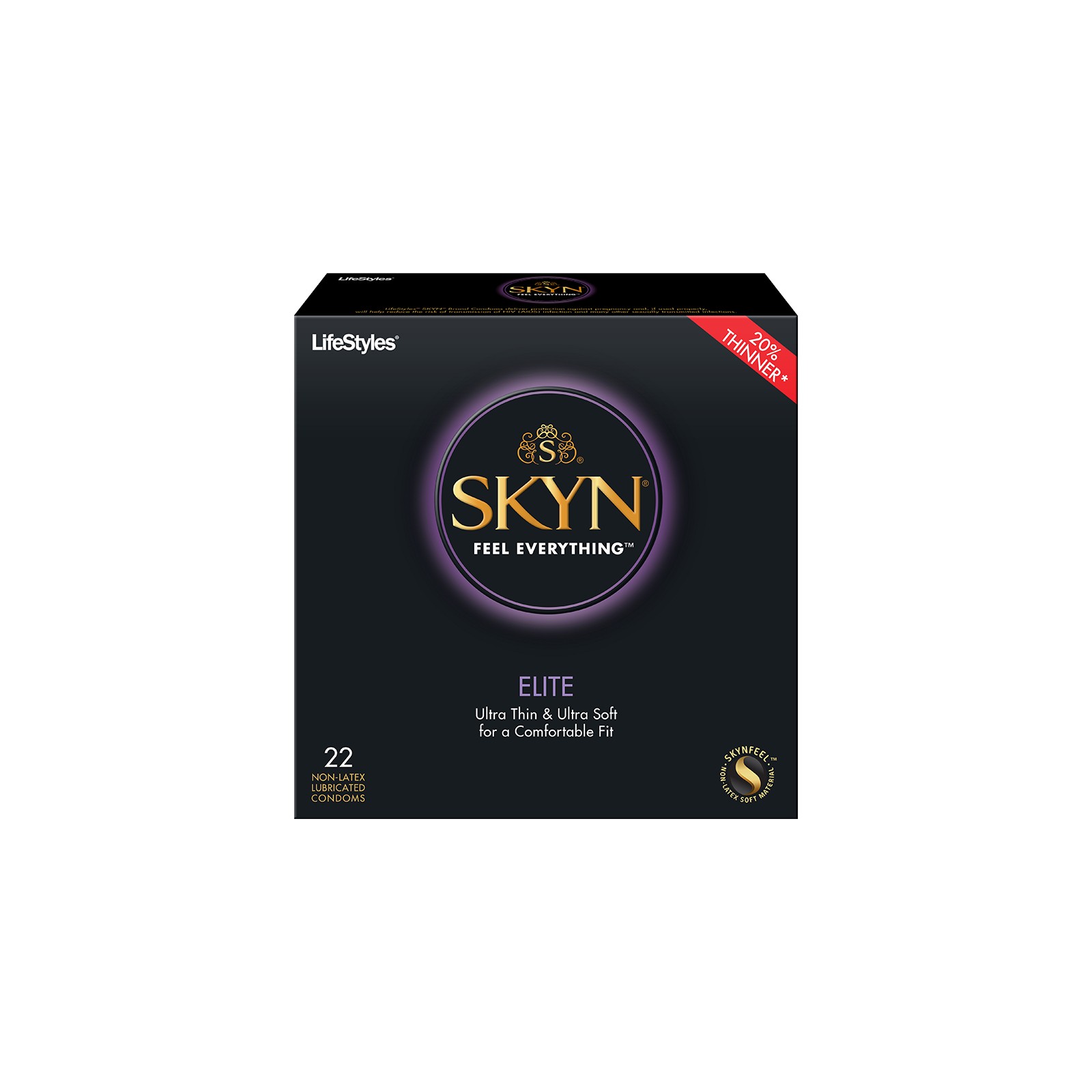 LifeStyles SKYN Elite 22 condones - Sensación Ultra Delgada