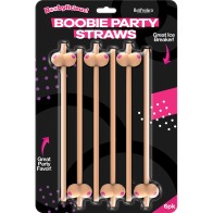 Boobie Straws Pack of 6