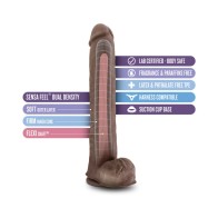 Dildo Au Naturel Daddy de 14" con Testículos