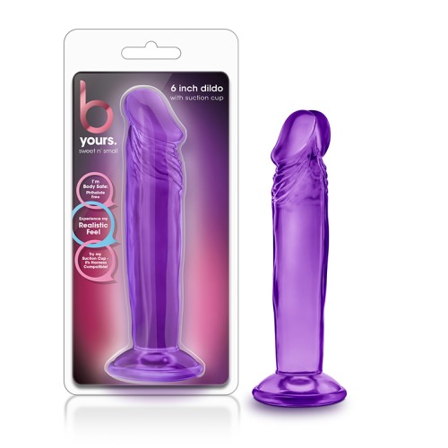 B Yours Sweet n Small 6in Dildo with Suction Cup from Blush Novelties