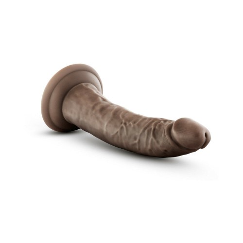 Dr. Skin Realistic 7 in. Dildo Brown