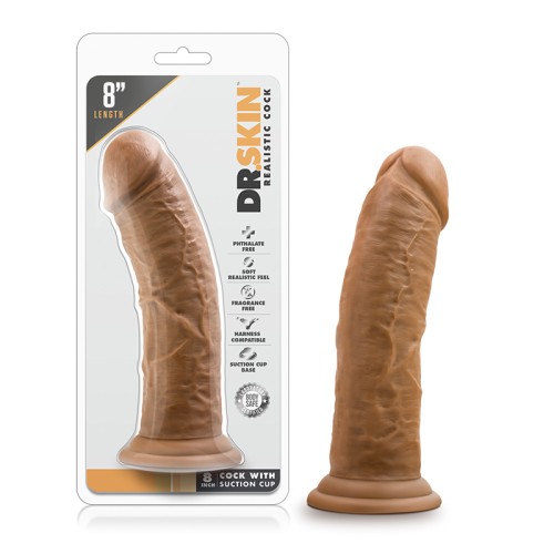 Dr. Skin 8 Inch Realistic Dildo with Suction Cup