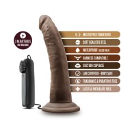 Compra Dr. Skin Dr. Dave Dildo Vibrante Realista Marrón 7 in