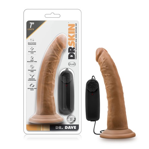 Dr. Skin Dr. Dave Realistic Vibrating Dildo