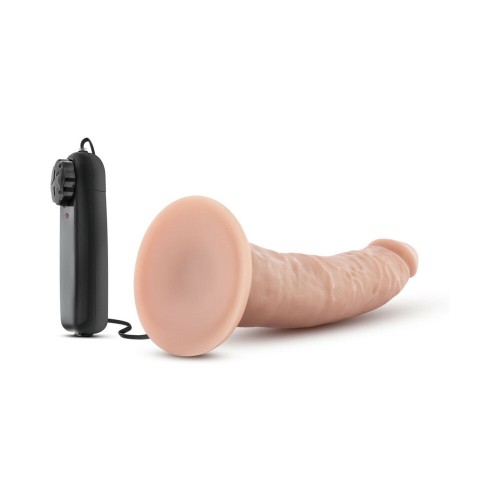 Dildo Vibrador Realista Dr. Skin Dr. Dave de 7 Pulgadas Beige