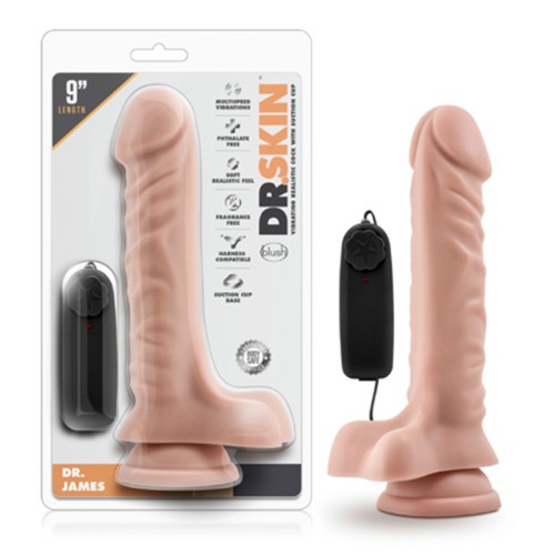 Dildo Vibrador Realista Dr. James de 9 in.