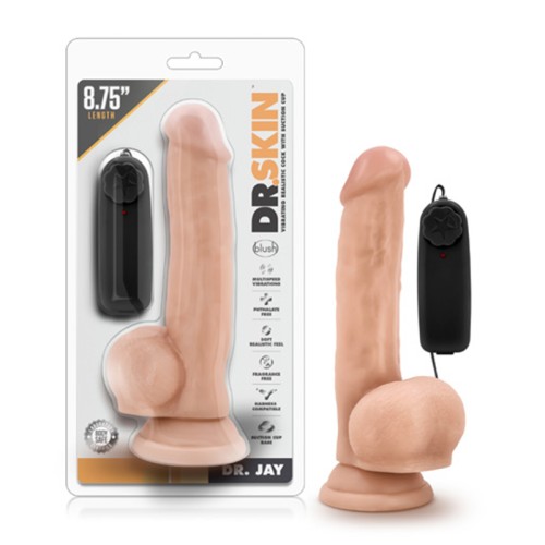 Dildo Vibrador Realista Dr. Jay con Base de Succión