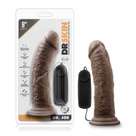 Dr. Skin Dr. Joe Realistic 8 in. Vibrating Dildo Brown