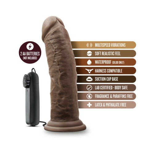 Dildo Vibrador Realista Dr. Joe 8 Pulgadas Marrón