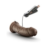 Dr. Skin Dr. Joe Realistic 8 in. Vibrating Dildo Brown