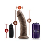 Dildo Vibrador Realista Dr. Joe 8 Pulgadas Marrón