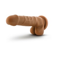 Dildo Realista Dr. Skin Basic de 7.75 in. con Testículos Beige