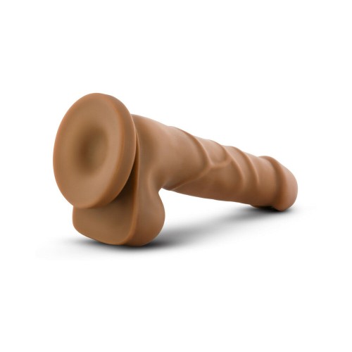 Dildo Realista Dr. Skin Basic de 7.75 in. con Testículos Beige