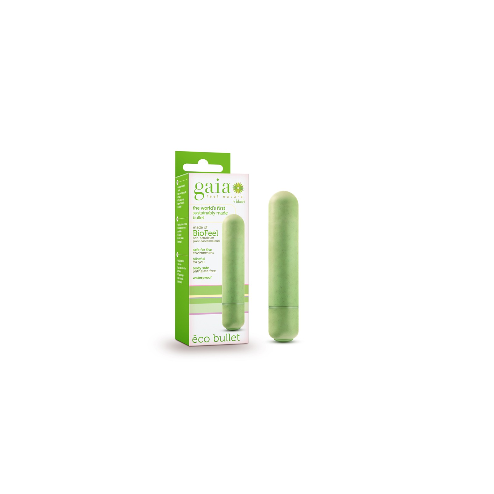 Gaia Eco Bullet Vibrator Green