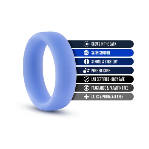 Anillo para el Pene Performance Silicone Glo para Placer Mejorado