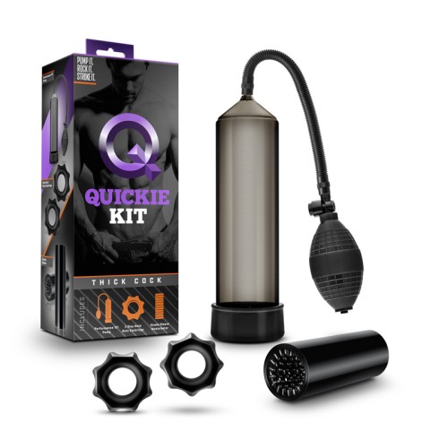 Kit Quickie Pump de Pene Grueso y Estimulador