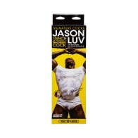 Jason Luv Polla de 10 Pulgadas ULTRASKYN con Ventosa Removible Chocolate