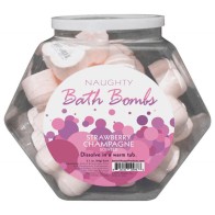 Naughty Fishbowl with 24 Colorful Bath Bombs