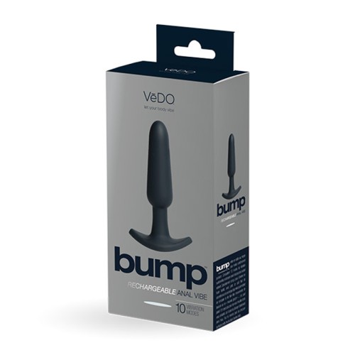 VeDO Bump Vibrador Anal Recargable Negro